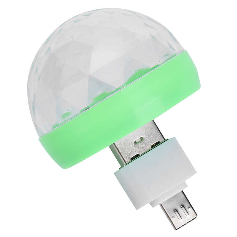 Grow led akvarium led grow glödlampor usb festljus miniboll ljudkontroll färgglad dj ljus för brithday wedding club