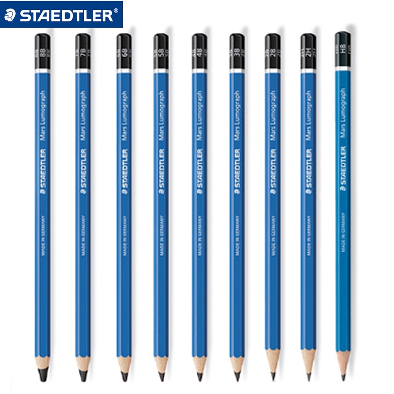Staedtler pencils model 100 animation engineering drawing mechanical pencil students writing stationery 12pcs/lot
