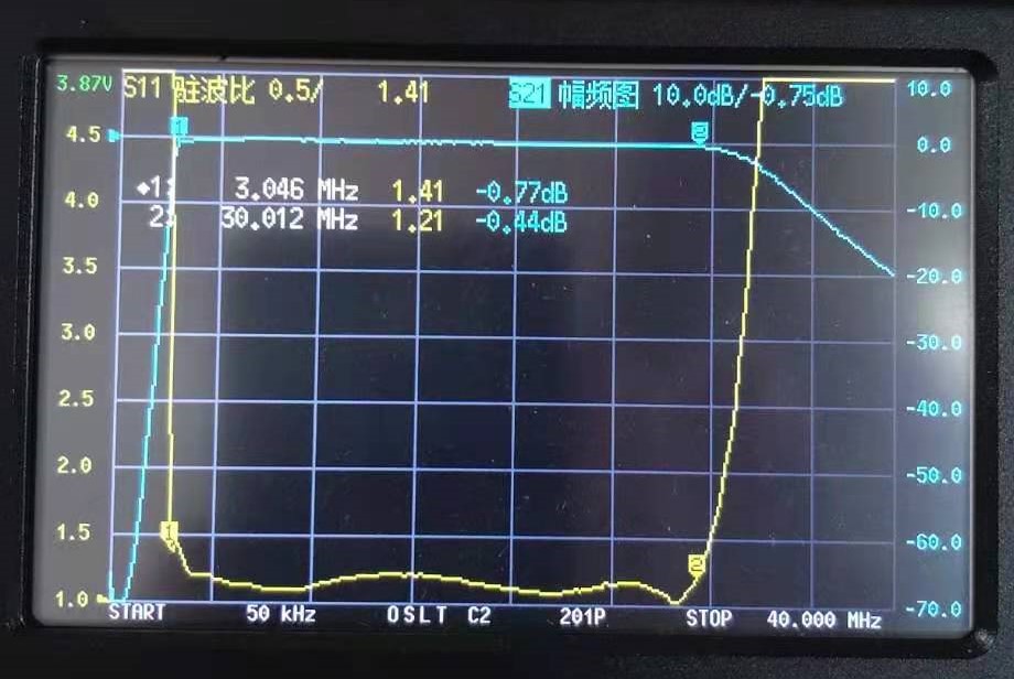 3-30MHz band pass filter BPF filter M female LC filter Improve selectivity SNR