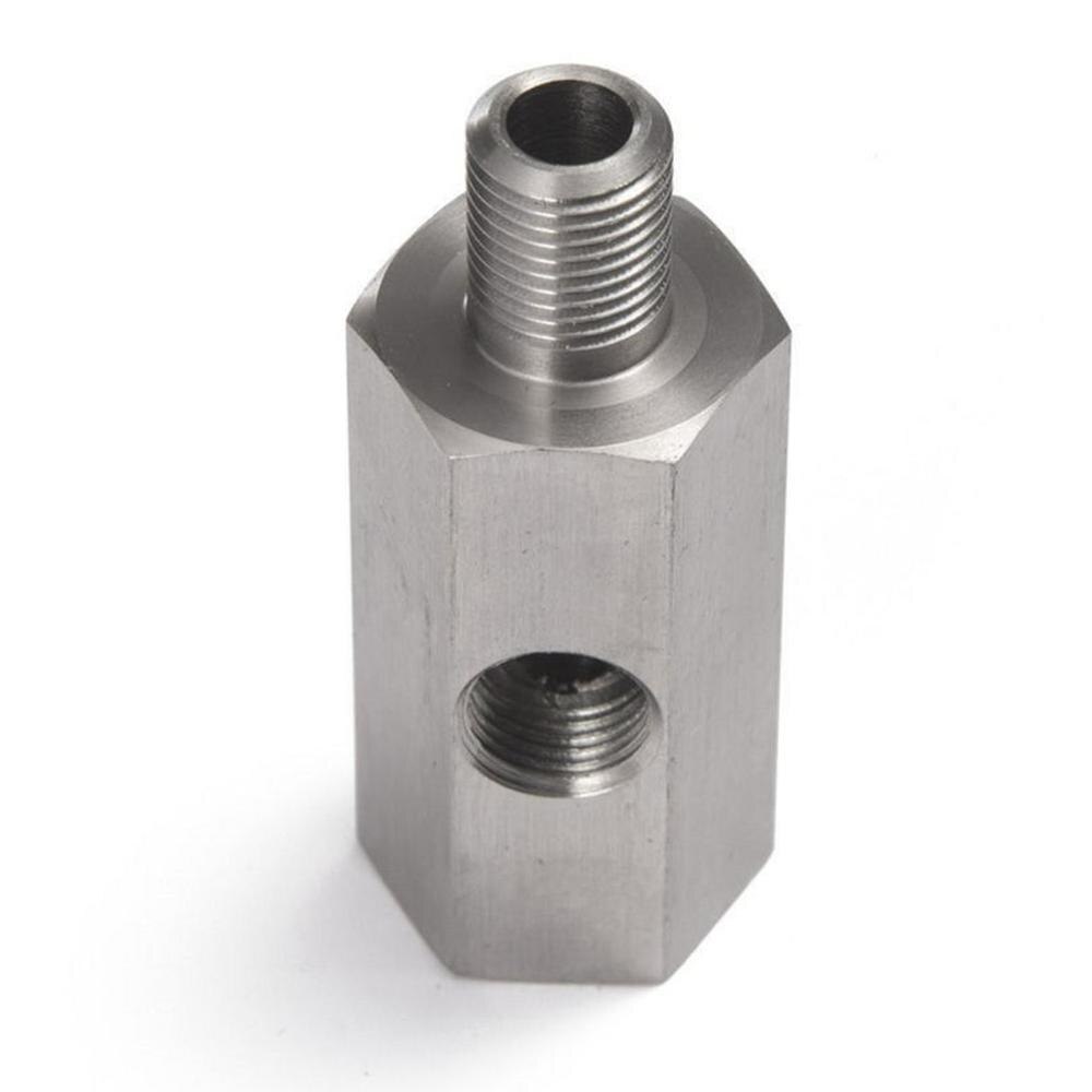 Auto Parts M10 Oil Pressure Sensor Tee Adapter Parts Turbo Supply Line Metric Adapter Oil Pressure Sensor