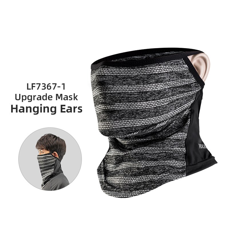 ROCKBROS Cycling Absorb Sweat Riding Scarf Bike Summer Bandana Face Scarf Neck Gaiter Bicycle Sun Protection Sport Face Mask: LF7367-1