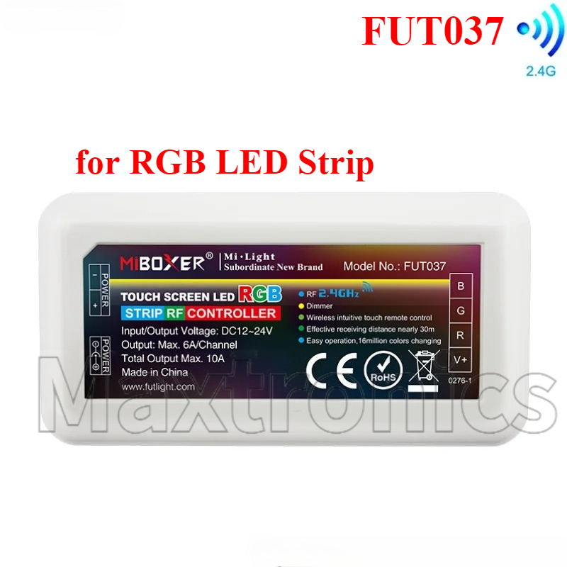 Miboxer fut 036 fut 038 fut 039 fut 096 wl5 wl- box 2 milight  rf 2.4g fjernbetjening lysdæmper cct rgb rgbw rgbcct til led strip lys: Cyan