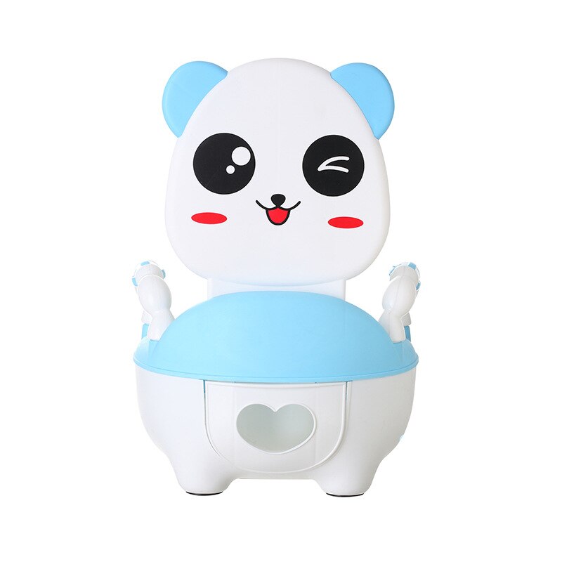 Kind Pot Plastic Cartoon Panda Baby Toilet Training Jongen Meisjes Kids Kind Wc-bril Draagbare Baby kinderen Potje stoelen