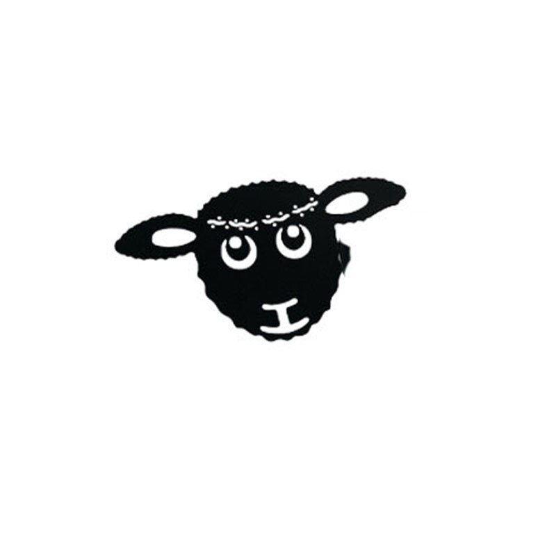 Toilet Paper Roll Holder Bathroom Wall Mounted Loo Rolls Storage Metal Rack Mount Hold up 7 Rolls Novelty Sheep Holder: Head-05