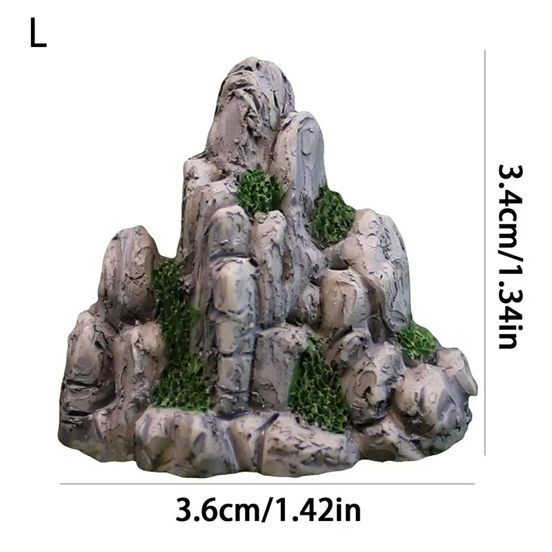 Cave Model 1:87 Scale DIY Sand Table Model Railway Train Tunnel Garden Miniatures Figurines Art Crafts For Home Decor: PURPLE