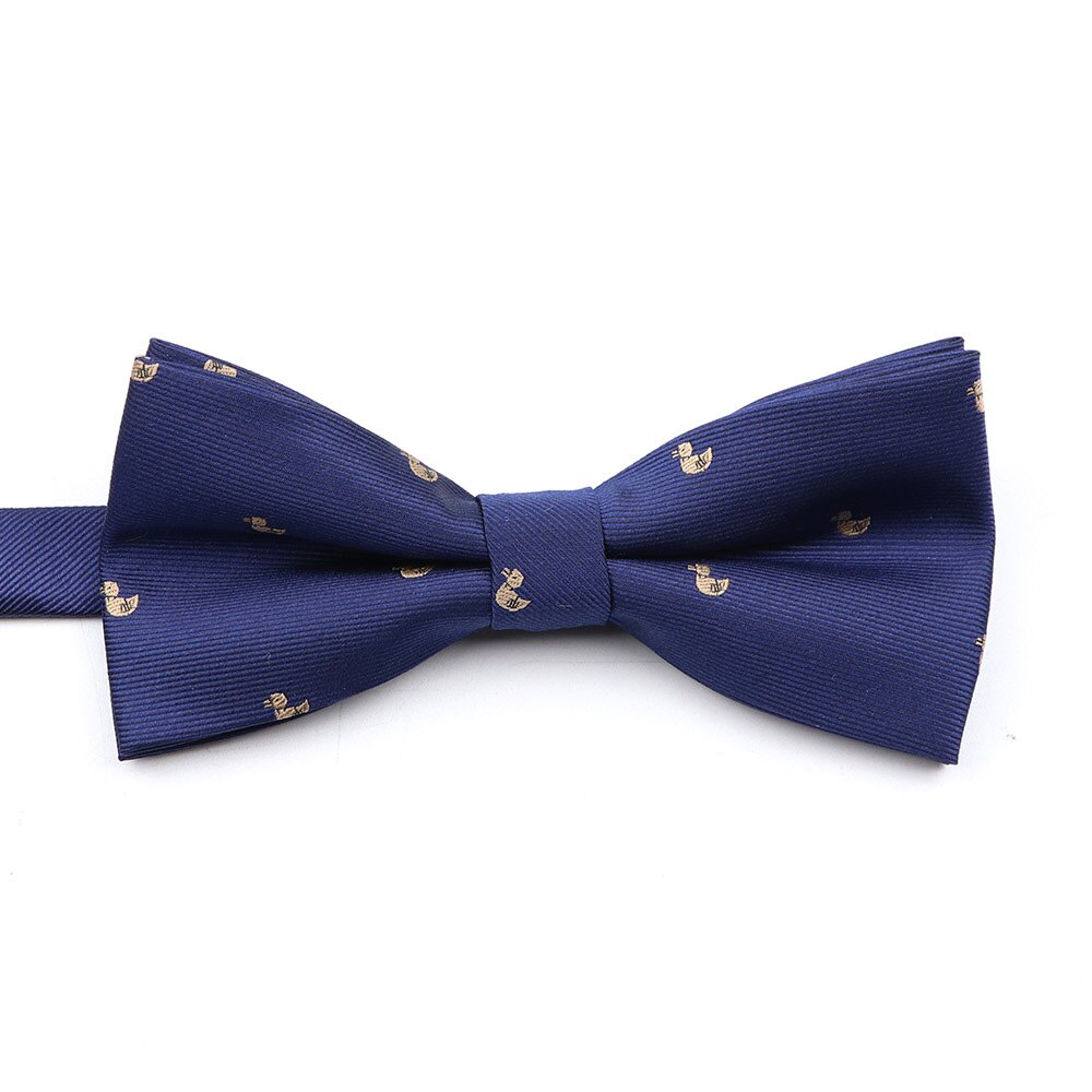 Nuovo papillon tessuto Jacquard per uomo bambino animale insetto Shiba Inu papillon festa di nozze casuale poliestere farfalla regalo carino