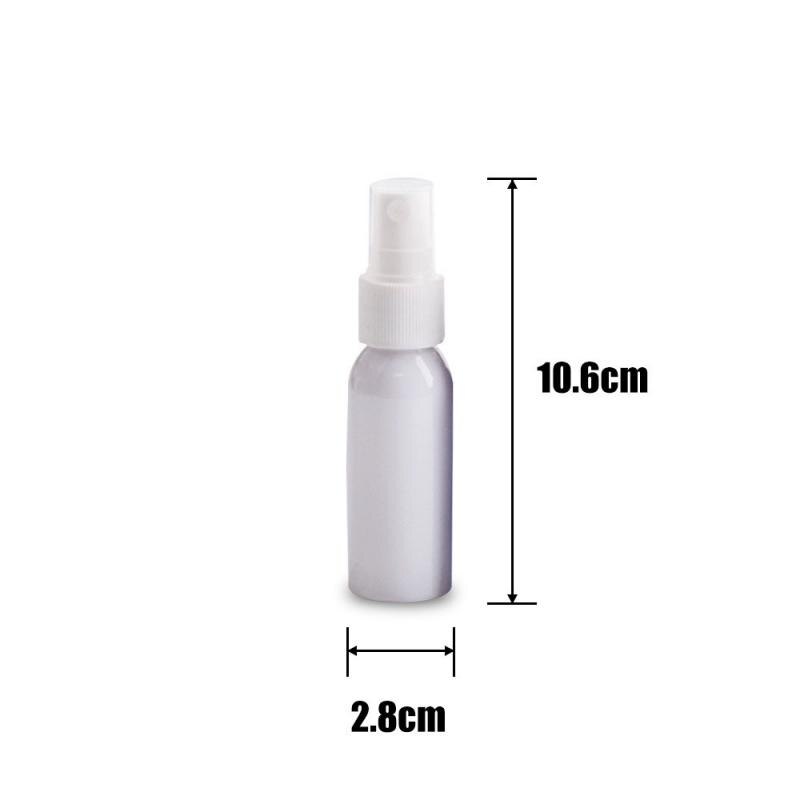 1 pc bærbar tom sprayflaske 30/50/100 ml genopfyldelige beholderflasker plast mini tom kosmetisk beholder parfume flaske: 30ml hvide