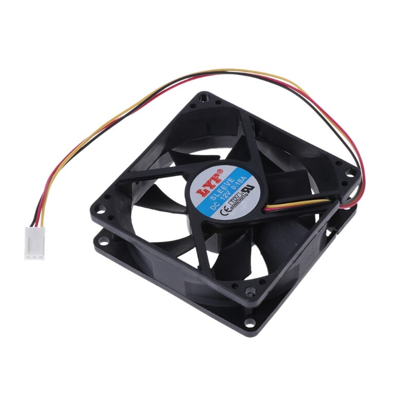 CPU PC Fan Cooler Heatsink Exhaust 3 pin 80mm x 25mm A0NC
