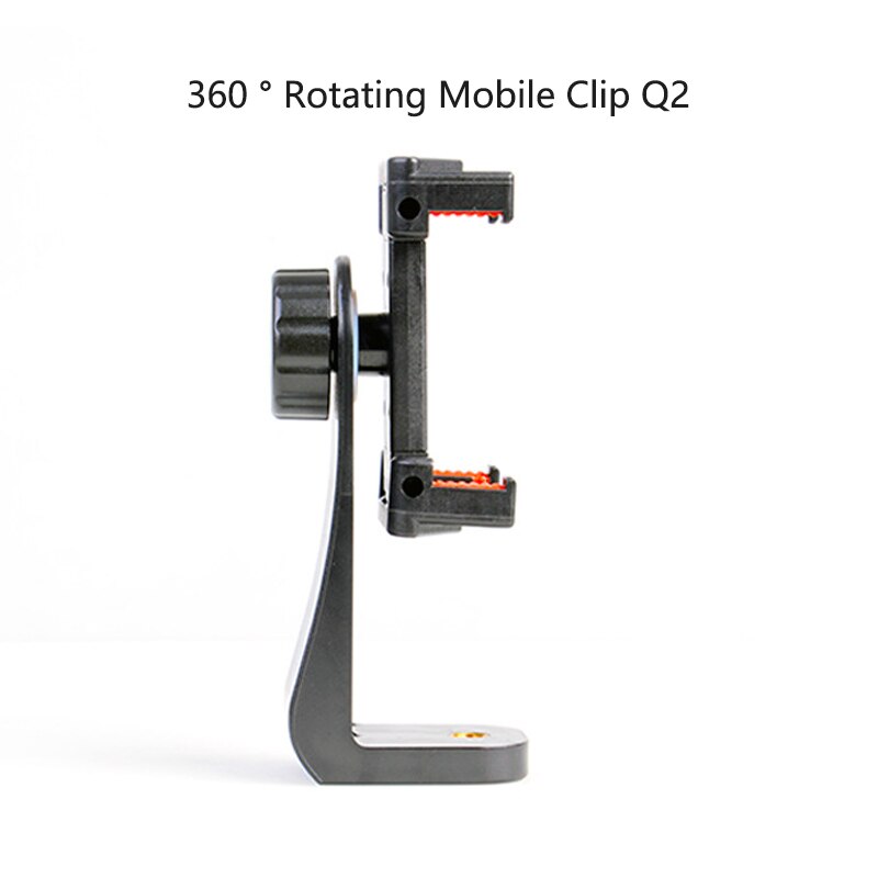1/4" Phone Clip Holder Flash Shoe Screw Adapter Tripod Mount With Adjustable Clamp For All Phones Tripod Accessories: Q2