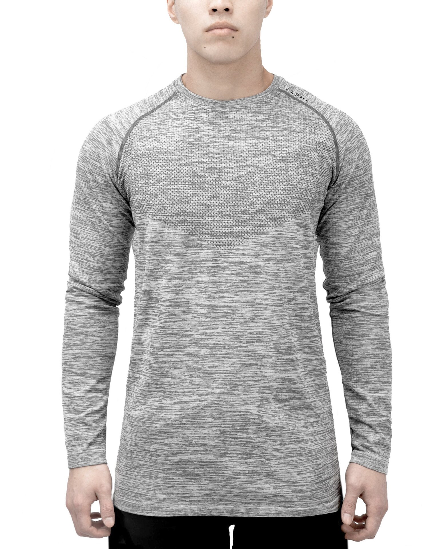 Efterår herre fitness sport langærmet t-shirt herre sports løb træning t-shirt fitness tøj herre t shirts: C2 / Xl