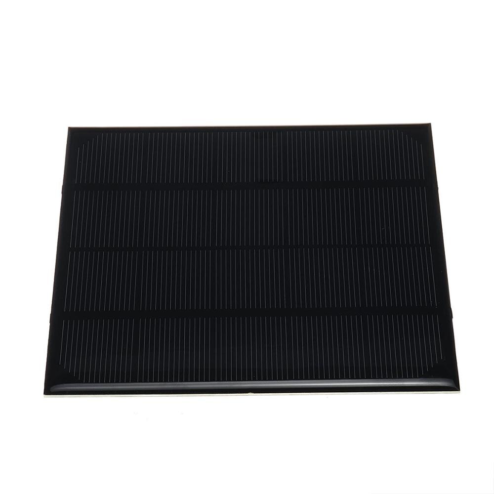5Pcs/lot 700mA 5V 135*135mm Monocrystalline Solar Panel Cells with Positive&Negative Cables