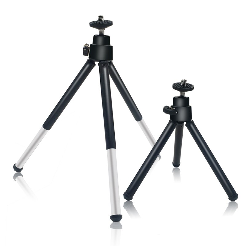 Flexible Mini Tripod for Phone Lightweight Aluminum Metal Tripods Stand Mount with Phone Clip Tripods for Xiaomi iPhone 5s/6/6s7