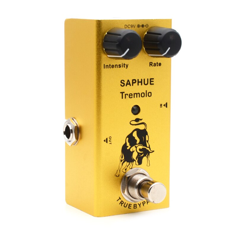 SAPHUE Electric Guitar Pedal Vintage Overdrive/Distortion Crunch/Distortion/US Dream/Classic Chorus/Vintage Phase/Digital Delay: Tremolo
