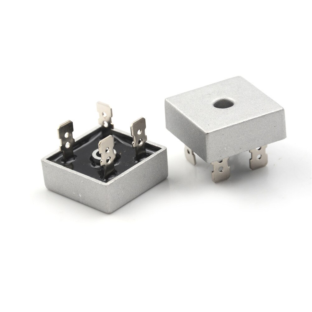 5PCS Diode Metal Case Bridge Rectifier Kbpc5010 50A 1000V