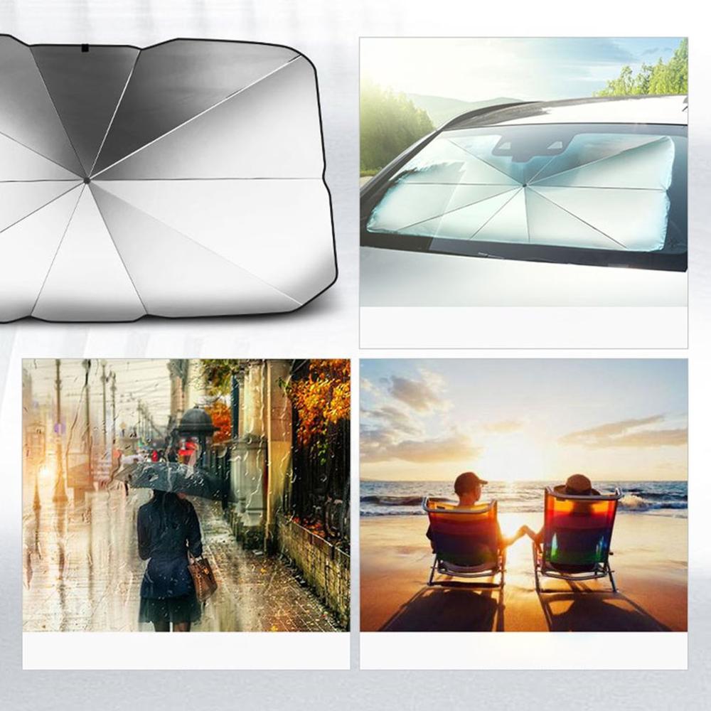Car Sun Shade Protector Parasol Auto Front Window Sunshade Covers Car Sun Protector Interior Windshield Protection Accessories