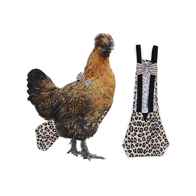 Couches pour animaux de compagnie poulet canard couche-culotte vêtements de ferme Portable Portable tissu de volaille avec une bande élastique fournitures pour animaux de compagnie