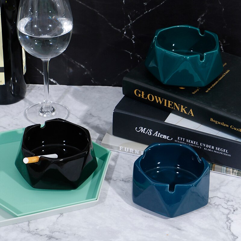 Draagbare Creatieve Asbak Pocket Outdoor Ash Tray Mini Asbak Keramische Asbakken Met Deksels Cadeau Voor Vriendje