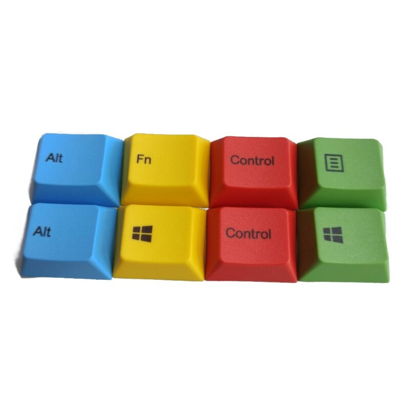 8Pcs 1.25U PBT Dye Sublimation KeyCaps Mechanical Keyboard Keycaps for Cherry MX Switch R1 Keycaps