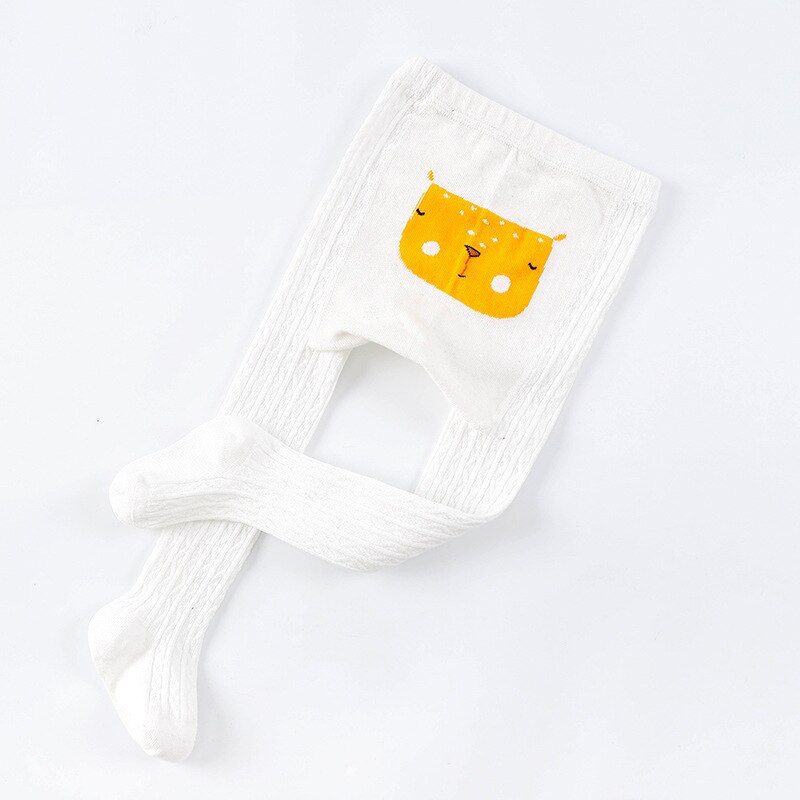 Medias de algodón suave para niños y niñas de 1 a 6 años, ropa de bebé, pantimedias: white / 2-4 years