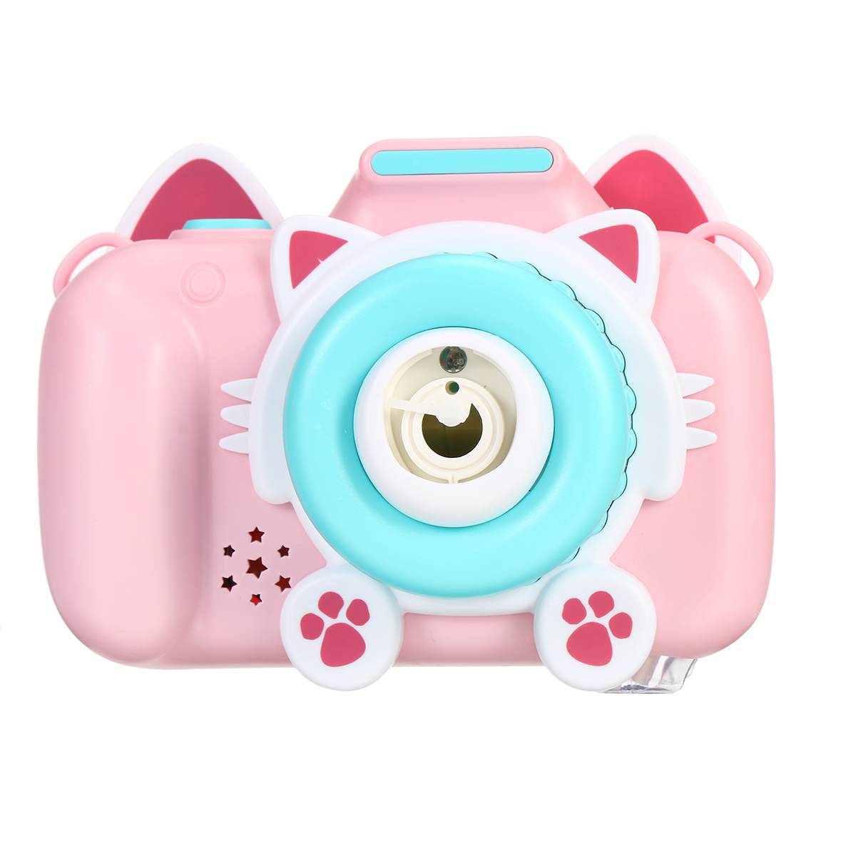 Carino Bolla Del Fumetto Della Macchina Fotografica Del Bambino di Musica della Macchina Della Bolla Con La Luce Esterna Automatica Bubble Maker Bambini Giocattoli Regalo Per La Ragazza amico: Pink