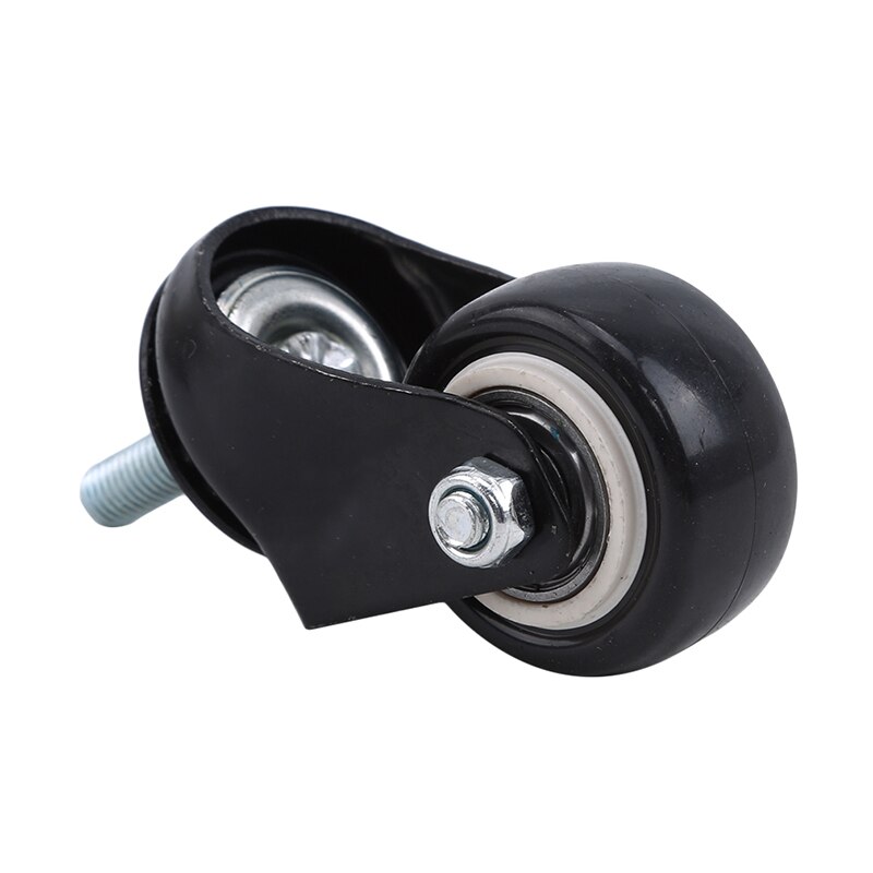 2/1.5 Inch Heavy Duty Universal Swivel Plate Casters Quite Mute No Noise No-slip Castors Markless Wheels: 1.5 Inch / Screw