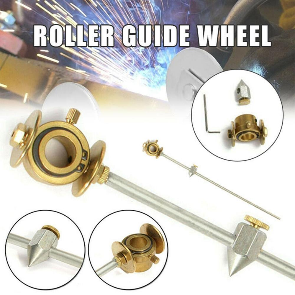 Welding Work Tools Cutter Guide Cutting Torch Circular Roller Guide Wheel Circle Cutting Tool Durable Copper Circular Plasma