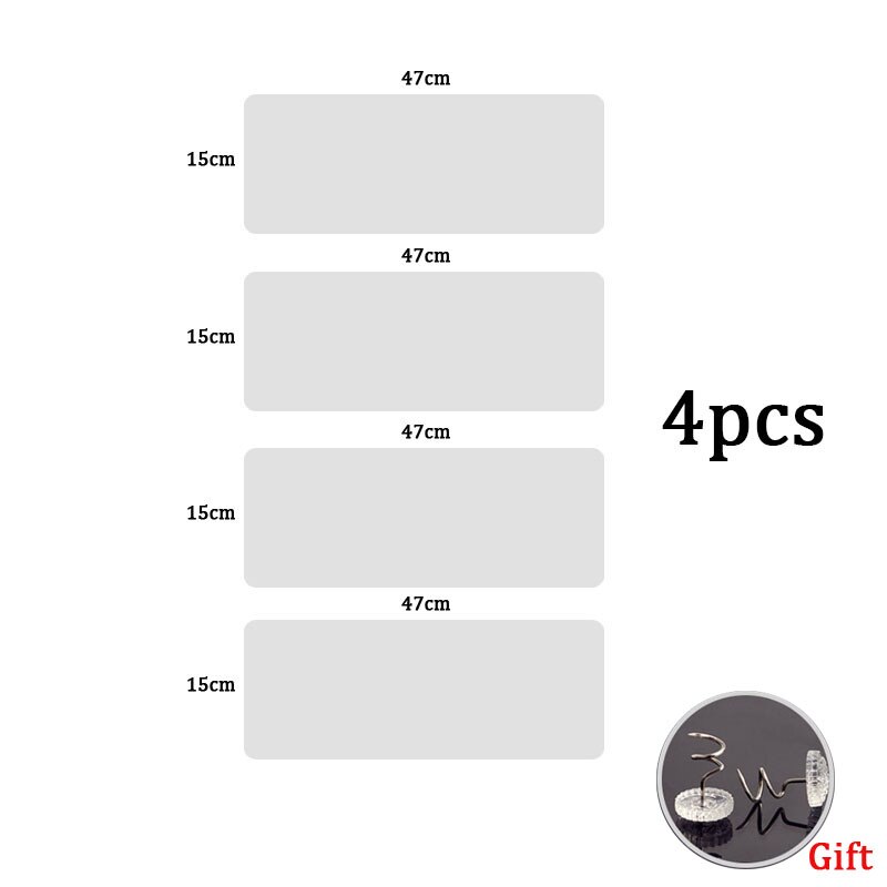 Krasbestendige kattenkrabpaal bankhoes met stop ter bescherming van gestoffeerde meubels kussens huisdierproducten transparante deursticker: 4 stuks b