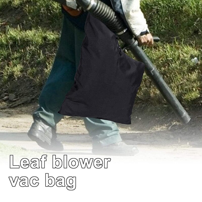 Leaf Blower Bag,Portable Leaf Blower Vacuum Zippered Bottom Dump Bag,For Outdoor Ultra Blower Rake &amp; Vacuum Leaf Blowers