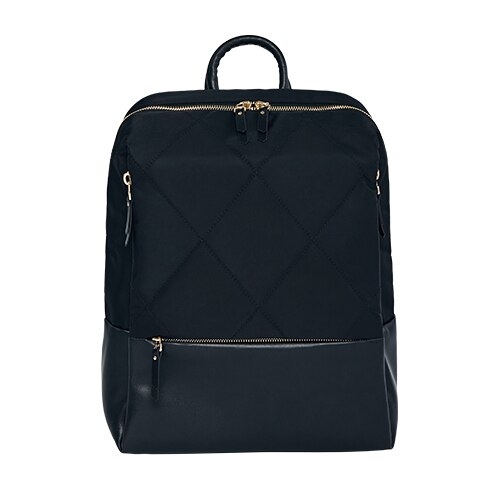 Ninetygo 90FUN Mode Diamant Rooster Rugzak 14 Inch Laptop Tassen Voor Vrouwen Meisjes Dames School College Reis: Black