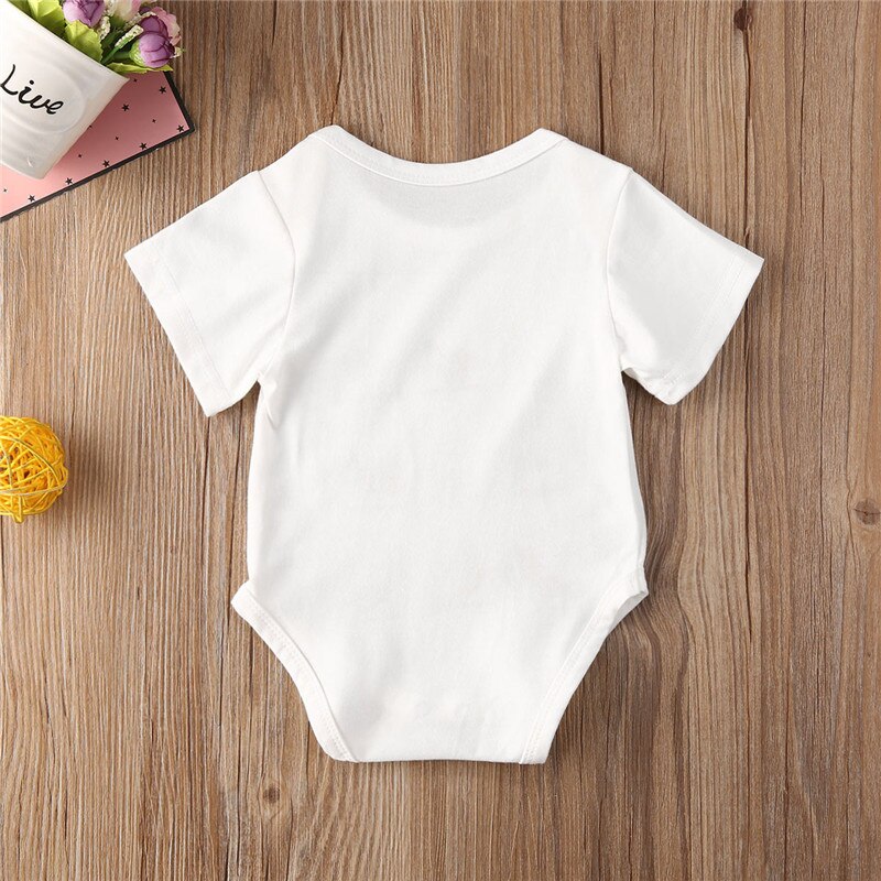 PCS Infant Newborn Baby Girls boys Clothes short sleeve romper top Outfits clothing set