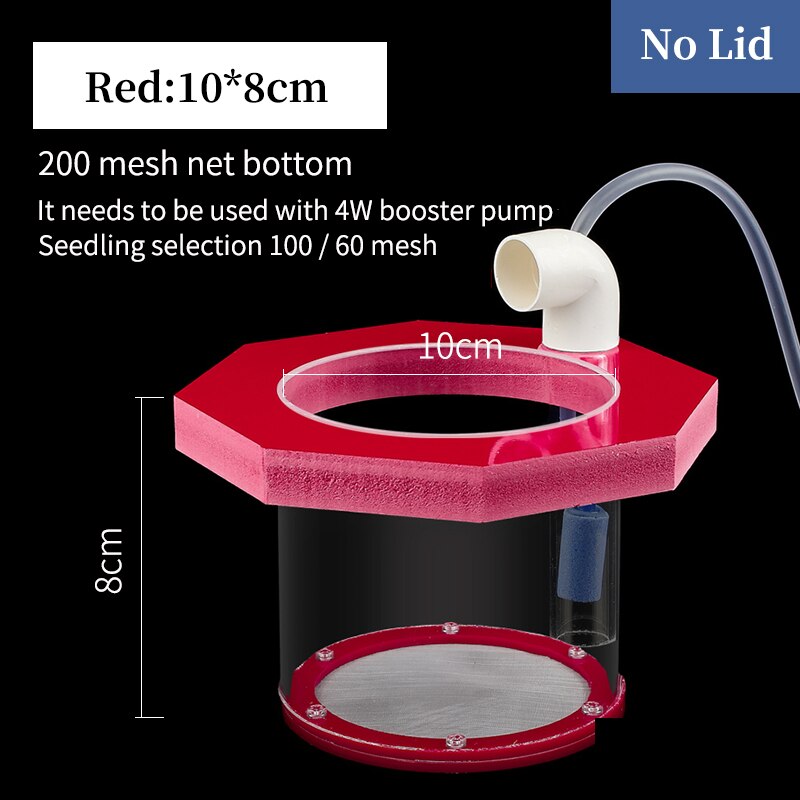 Suspended Fish Tank Breeding Isolation Box Transparent Acrylic Aquarium Incubator Multifunctional Spawning Room Fish Supplies: Gold