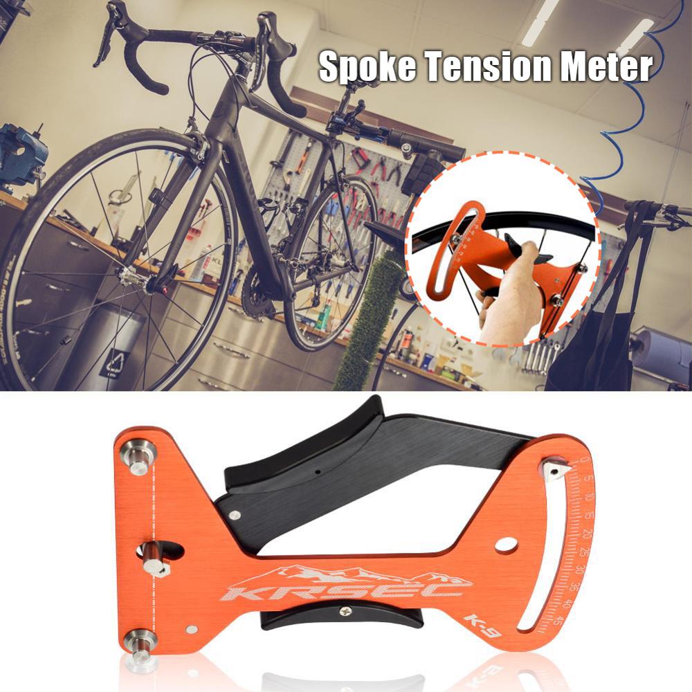 KRSEC/TOOPRE Raggi della Ruota in Lega di Alluminio bicicletta Raggi per Biciclette Misuratore di Tensione correttore Preciso Strumento di Misura Strumenti di Riparazione Della Bici