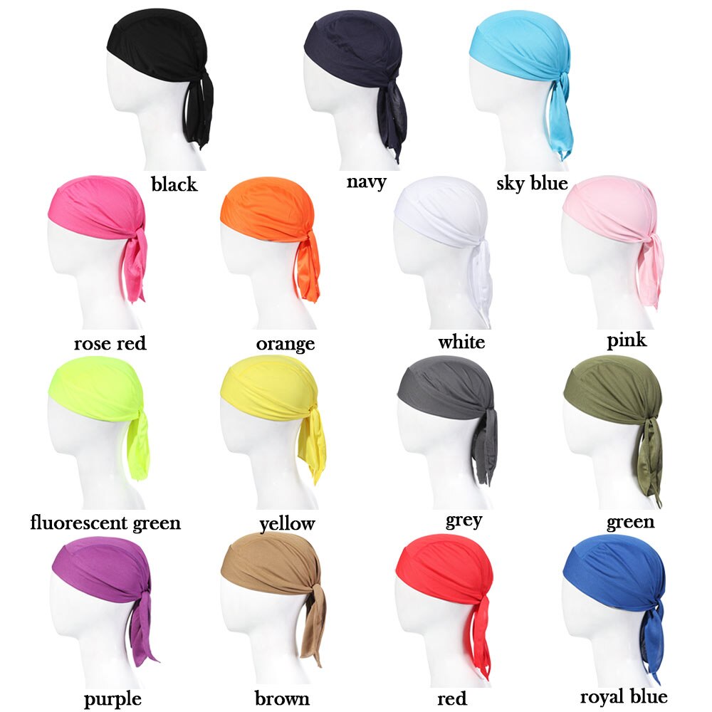 Bandana unisexe pour cyclisme en plein air, 1 pièce, casquette de Pirate respirante à séchage rapide, doublure de casque, refroidissement de vélo, couvre-chef de Sport