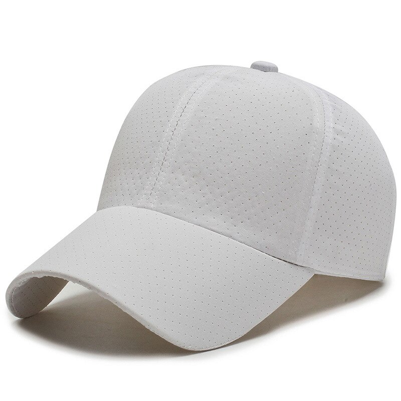 Gorra de tenis con cola de caballo para mujer y niña, gorro de algodón con Cierre trasero, gorros deportivos informales ajustables,: Blanco