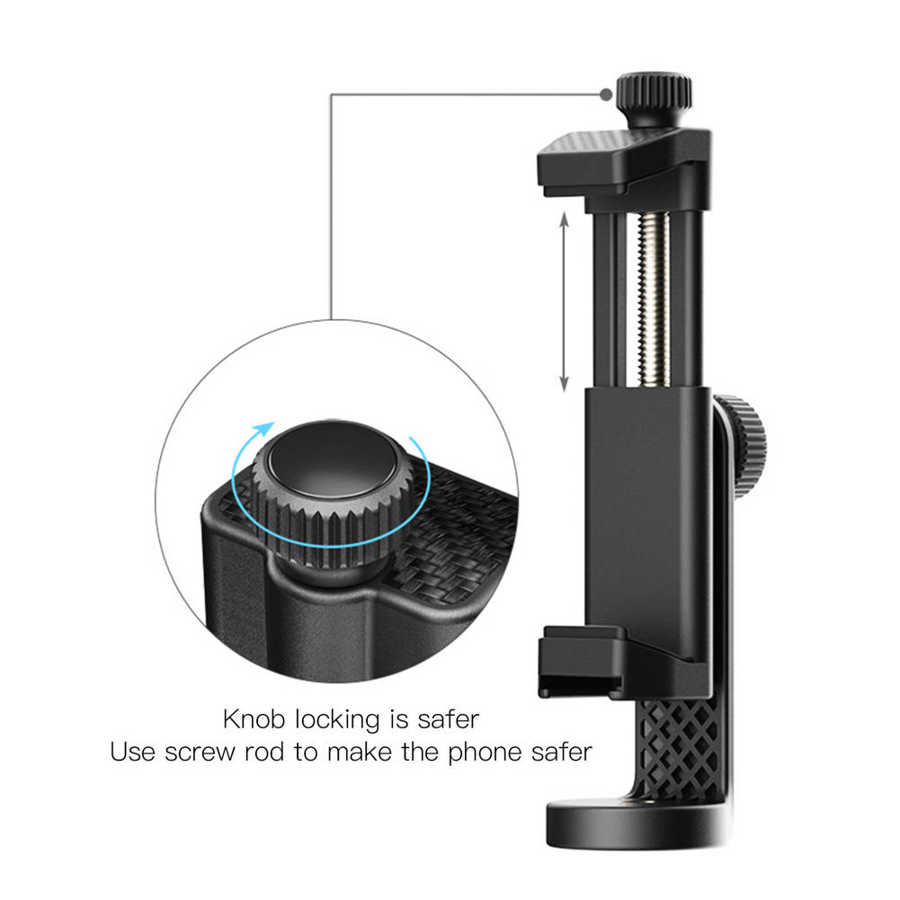 Ulanzi ST-17 Smartphone Clip Mount Houder 360 Graden Rotatie Verticale Schieten Telefoon Statief Met Koud Schoen 1/4in schroef