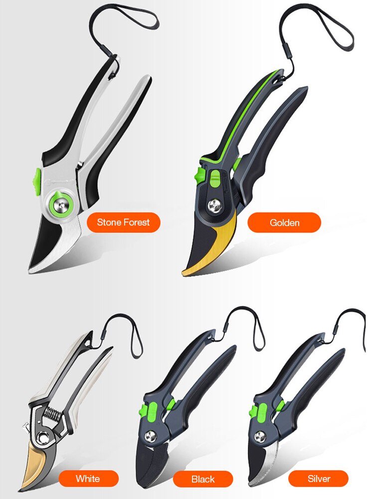 OMY Gardening Pruning Shears Which Can Cut Branches of 35mm Diameter Fruit Trees Flowers Branches and Scissors Hand Tools