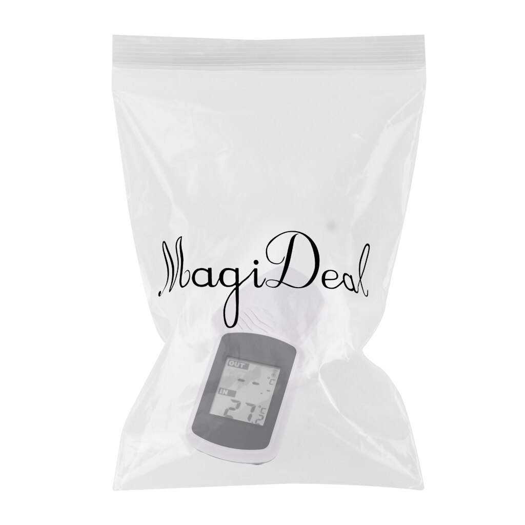 Digital lcd trådlös termometer väder inomhus/utomhus temperaturmätare 1x mottagare , 1 x sändare