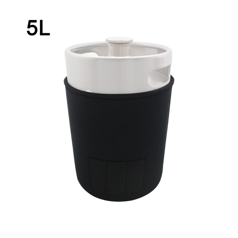 2L/3.6L/5L mini keg cooler jacket Insulator Sleeve,Mini Keg Insulator Sleeve Grower Neoprene Parka: 5L Insulator Sleeve