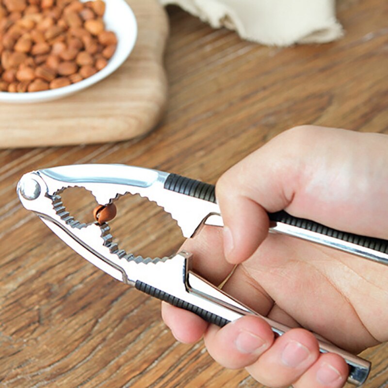 Portátil porca cracker ferramentas de cozinha nutcracker liga cozinha descascamento ferramenta noz abridor alicate acessórios