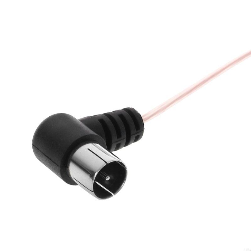FM-Antenne für Stereo-Empfänger im Innenbereich, universeller 75-Ohm-FM-Radio-Antennen-Stecker-Konverter für Onkyo