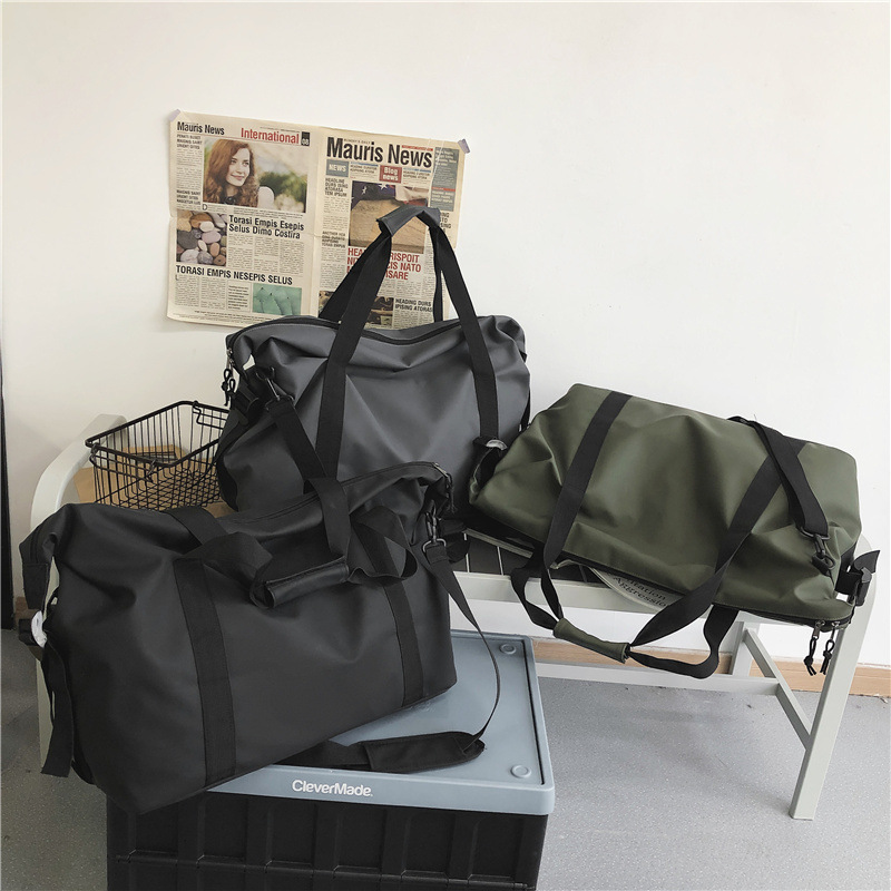 Koreaanse Ins Mannen En Vrouwen Grote Capaciteit Schoudertas Eenvoudige Uitje Bagage Tas Sport Gym bag Plunjezak Reistas