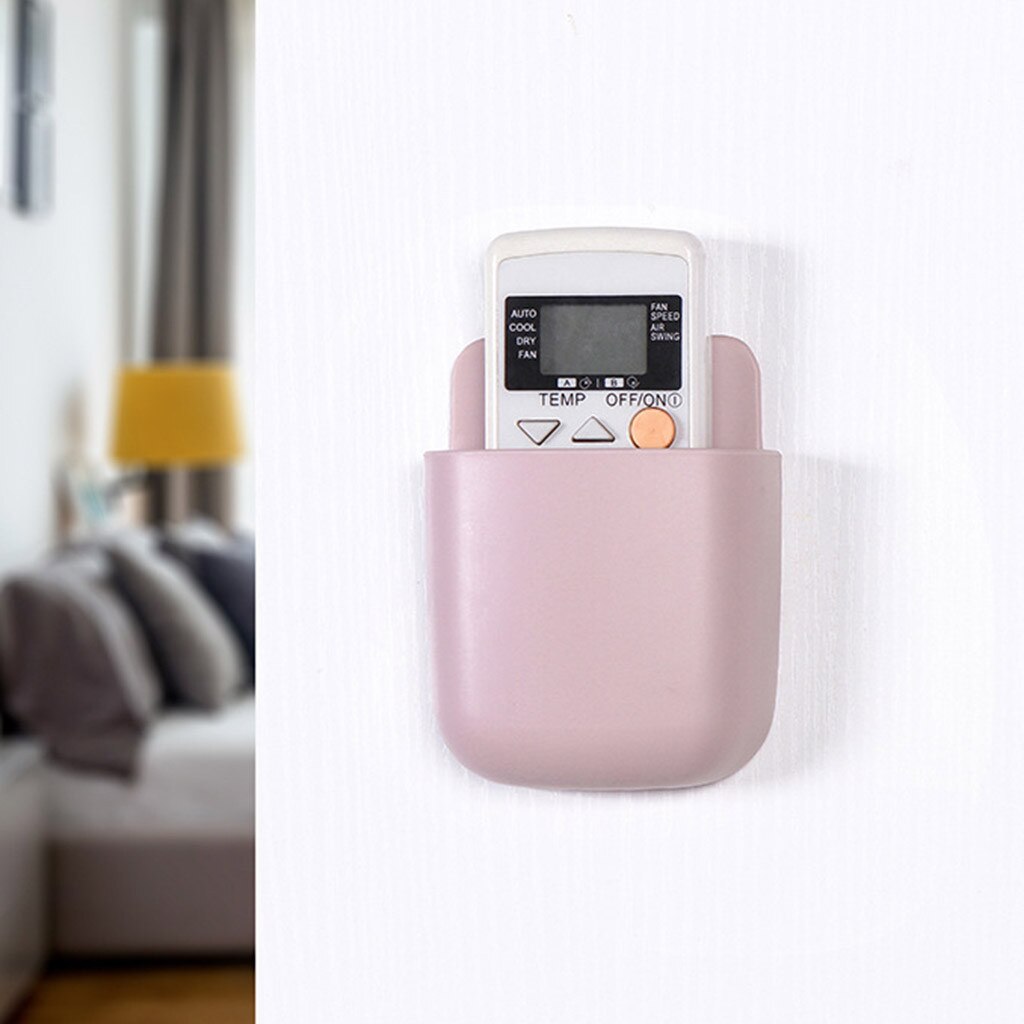 Free Punch Wall Hanging Remote Control Home Bedroom Remote Control Shelf