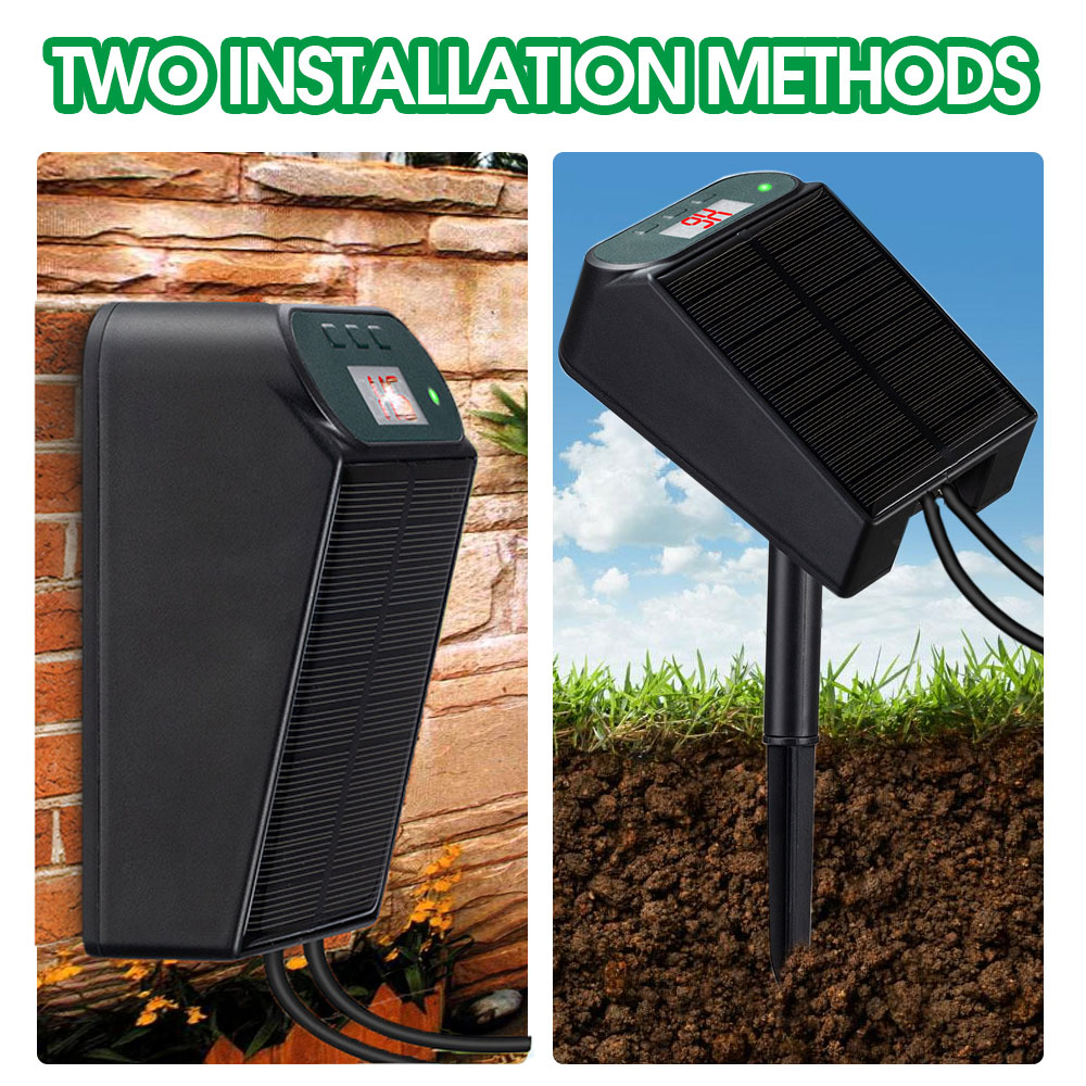 Garten Mini Solar Timer Bewässerungs system Solar betriebenes automatisches Bewässerungs set für Balkon Topfpflanzen Tropf geräte Armaturen