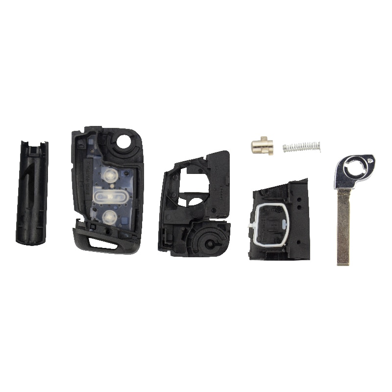 OkeyTech para V W Golf MK7 3 Skoda asiento Passat B6 remoto coche llave cubierta Fob funda piezas HU162T hoja para llaves