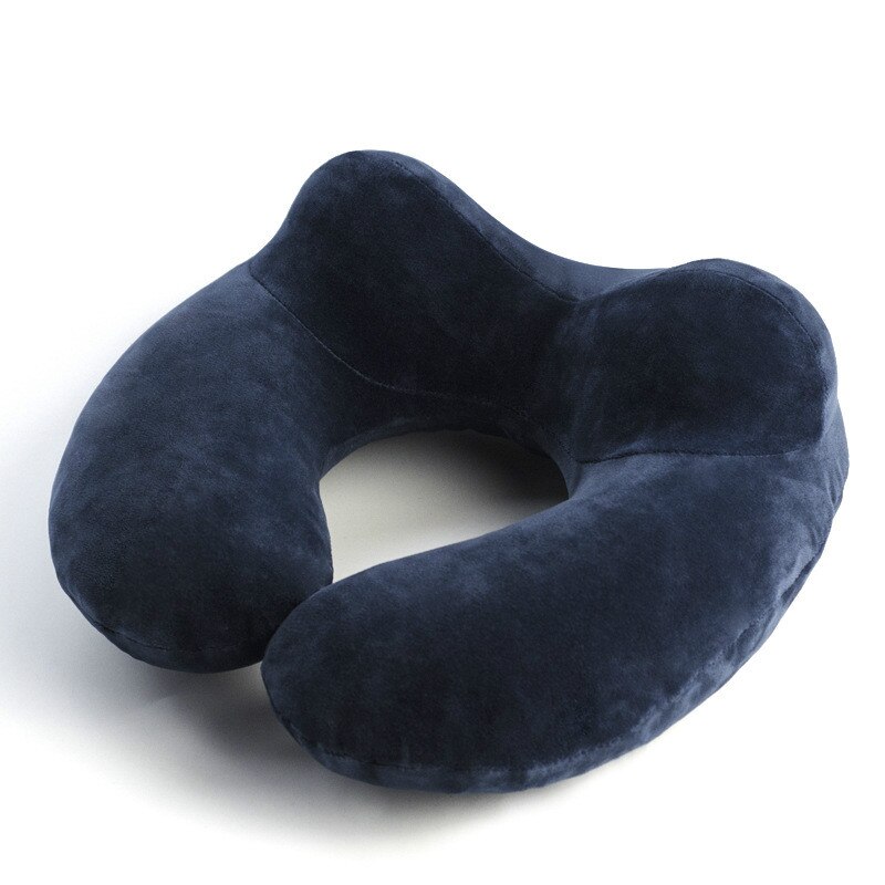 U-vorm Reizen Kussen Voor Vliegtuig Opblaasbaar Nekkussen Reizen Accessoires 4 Kleuren Comfortabele Kussens Voor Sleep Thuis Textiel