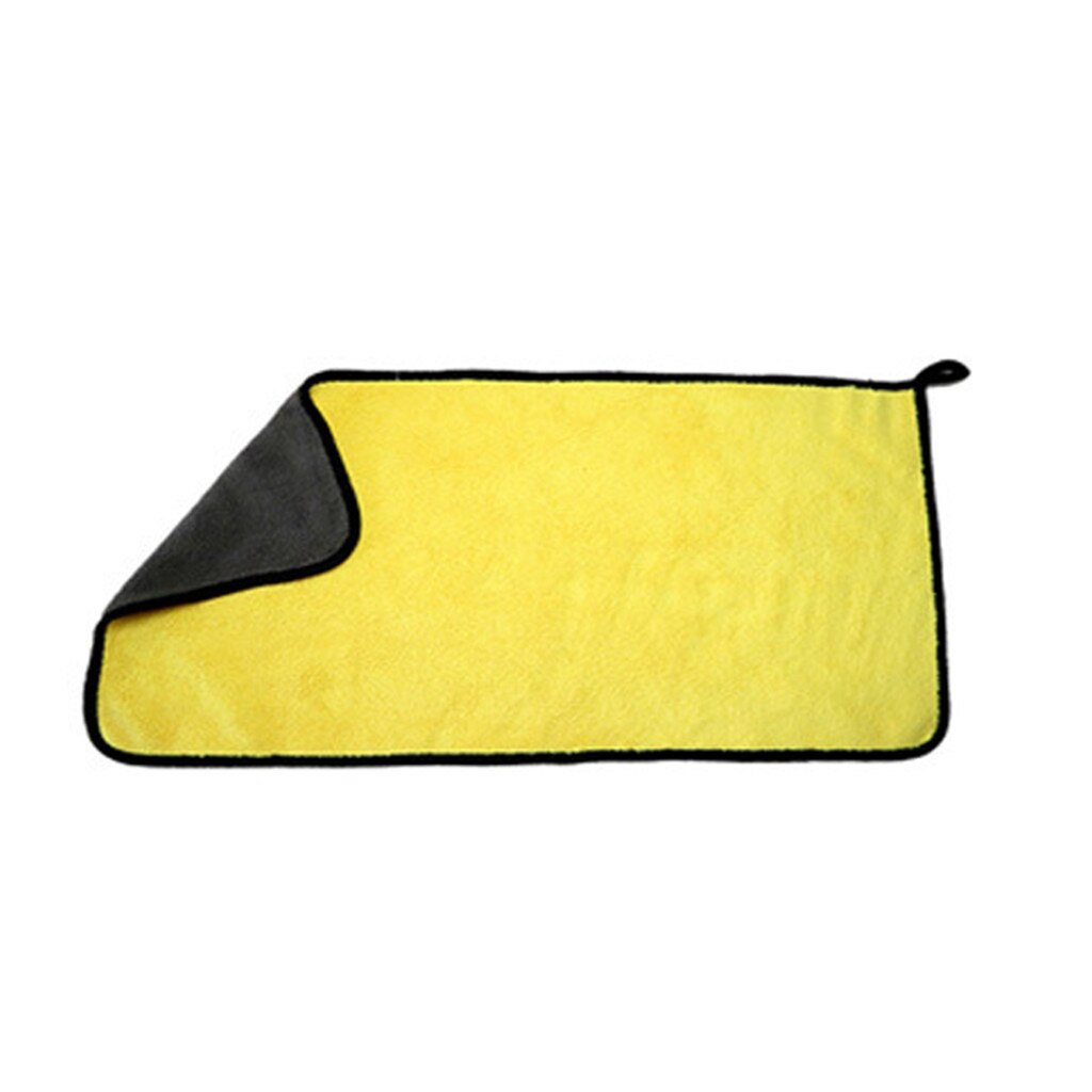 Car Cleaning Towel The Royal Plush Drying Towel Premium Plush Microfiber Towel Car Plush Drying Towel: Gold