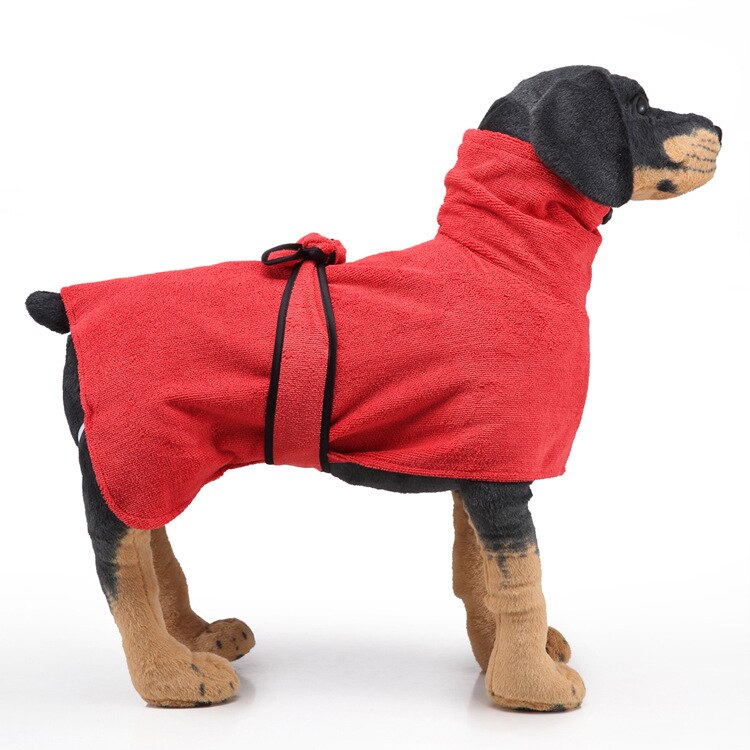 Hundehåndkle superabsorberende hundebadekåpe mikrofiberbadehåndklær hurtigtørkende kattebadehåndkle for liten middels stor hund