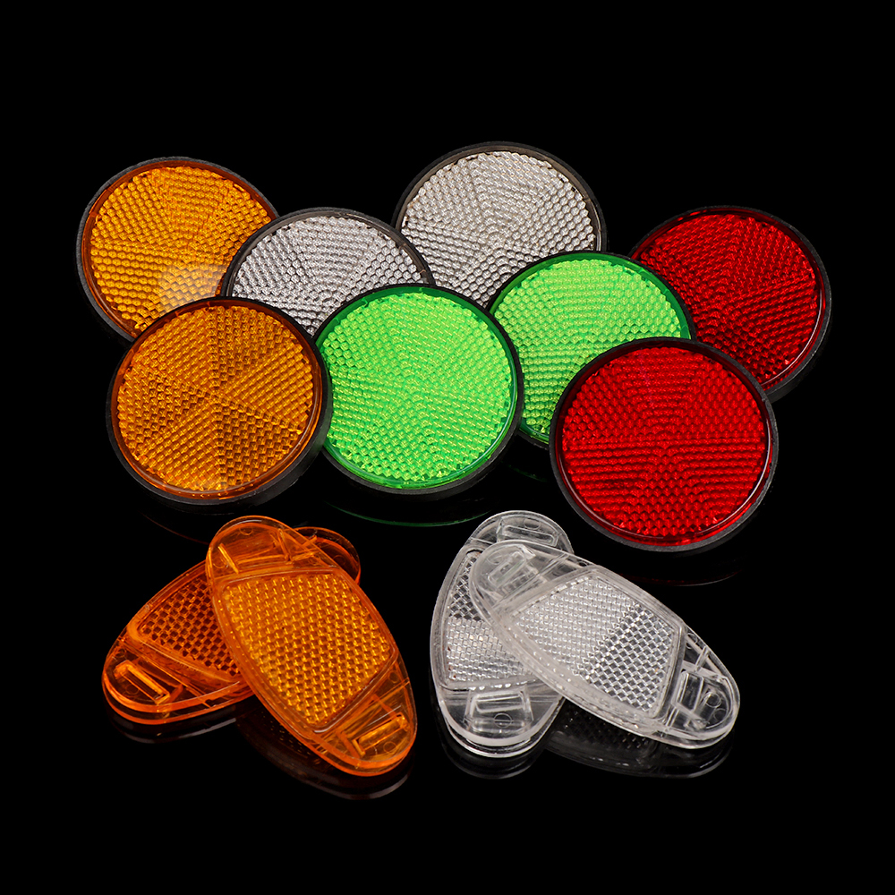 Reflector de radios para bicicleta, luz de advertencia de seguridad, llanta de rueda, reflectores nocturnos, luces intermitentes, ciclismo, 2 uds.