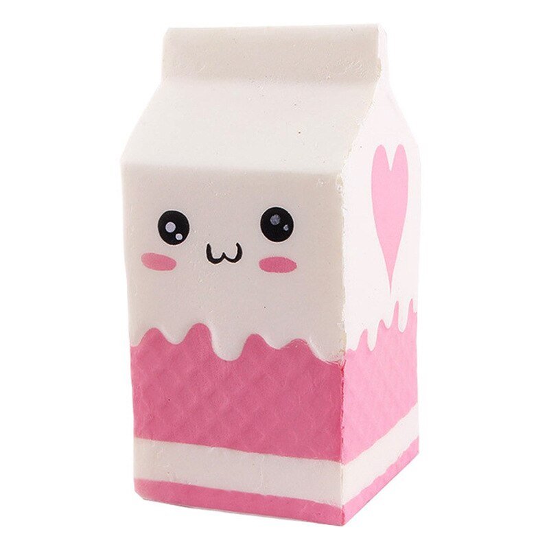 Unicorn Squishies Slow Rising Jumbo Kid Toys Animal Squishy Slow Rising Phone Straps Sweet Scented Bread Cake Toy: 12cm White milk