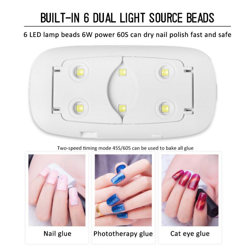 1PC USB LED UV lampe Mini sèche-ongles UV lampe Portable LED lumière ultraviolette UV résine outil résine fabrication de bijoux fournitures Nail Art